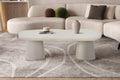 Table Basse 'Faro' 130 cm Organique Ciment