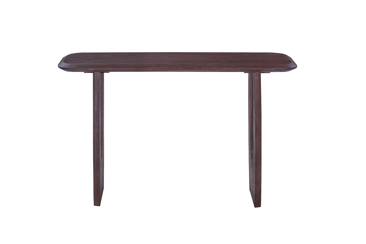 Console Braga Ovale danoise Bois de manguier Brun foncé