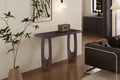 Console Braga Ovale danoise Bois de manguier Brun foncé