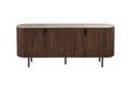 Bahut Vigo 200 cm Décor Chêne Foncé