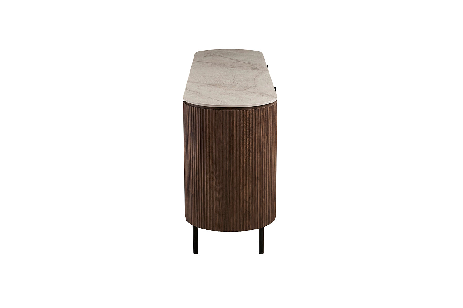 Bahut Vigo 200 cm Décor Chêne Foncé
