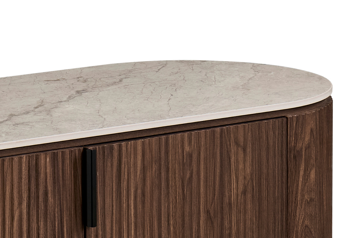 Bahut Vigo 200 cm Décor Chêne Foncé