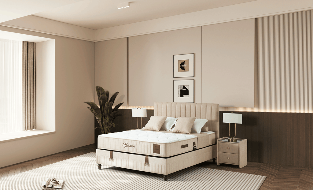 Pack Yasmin Lit Coffre + Matelas 160X200